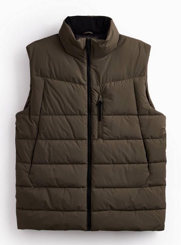 Olive Padded Gilet XXL